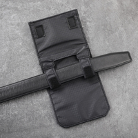 Portefeuille de ceinture fin, porte-cartes de crédit, porte-monnaie, porte-passeport, sac de ceinture antivol, pochette de voyage discrète pour passeport