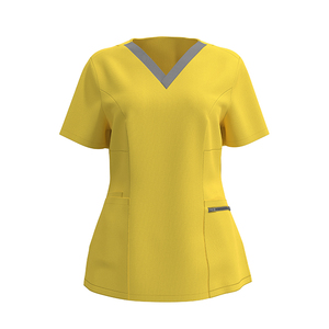 Conjunto de uniforme de enfermera para Hospital, Top y pantalones, para mujer - Product Image 1