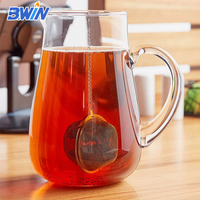 Filtre à thé en acier inoxydable 304 de qualité alimentaire Bwin avec chaîne, infuseur à boule métallique pour accessoires à café et à thé
