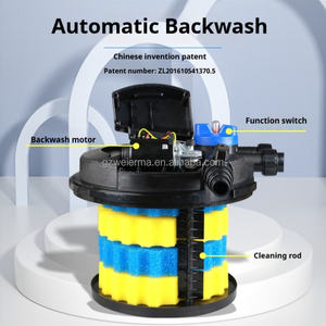 Vente en gros SUNSUN série CPA filtre de bassin automatique à pression biologique 12000L/h <span class=keywords><strong>40</strong></span> ²m étang à poissons de 12000 gallons avec cordon d'alimentation de 4.85m - Product Image 5