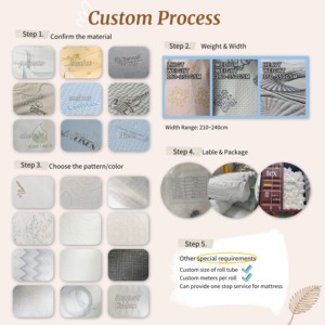Bán buôn 100% polyester may Jacquard trẻ em sử dụng nệm vải dệt kim nệm vải che - Product Image 3