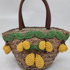 Les fabricants promeuvent des sacs à main en paille d'herbe de mer de haute qualité sacs à main de styliste <span class=keywords><strong>sac</strong></span> à rabat en paille d'été - Product Image 4