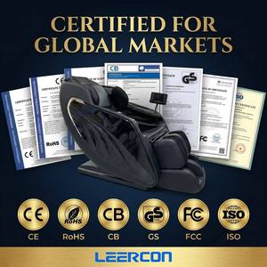 Sillón <span class=keywords><strong>de</strong></span> Masaje Eléctrico <span class=keywords><strong>de</strong></span> Cuerpo Completo LEERCON 2026 Sonic Wave Resonance Pro con Almohada Superior <span class=keywords><strong>de</strong></span> Lujo y Ahorro Preimpuestos - Product Image 4