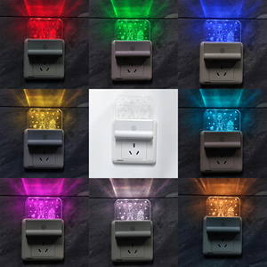 Lampe de nuit LED à brancher 0,5W à économie d'énergie, avec capteur de lumière et motif visage souriant mignon, certifiée CE RoHS, vente en gros d'usine, lampe de nuit OEM - Product Image 6
