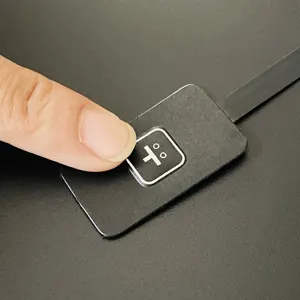 Interruptor de membrana de un solo botón personalizado interruptor de membrana de un solo botón de circuito flexible con cable plano