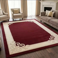 Tapis de salon d'entrée nordique moderne de luxe, motif géométrique imprimé, tapis de sol en polyester, fabriqué à la machine, antidérapant, personnalisé
