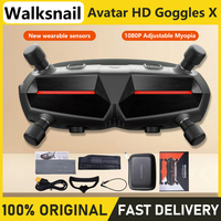 Lunettes Avatar HD Walksnail X 1080P/100FPS 7-26V FOV 50 °    Module Wi-Fi AV intégré avec gyroscope pour drones FPV et voitures RC