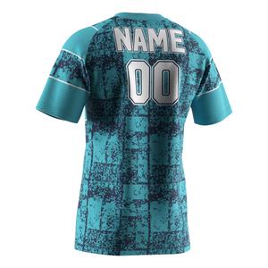 T-shirt de sport à col en V pour homme, motif musculaire, pas cher, maillot de rugby sans couleur – Grande Vente - Product Image 4