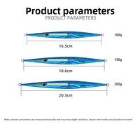 Vente en gros de leurres métalliques lumineux personnalisés, à action rapide, à coulée rapide, en plomb, appâts artificiels durs, sans hameçons