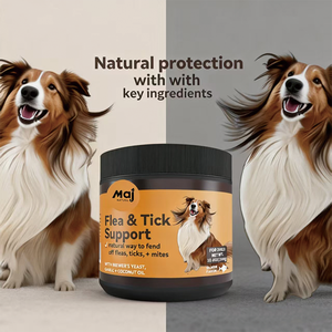 Compresse Masticabili <span class=keywords><strong>per</strong></span> <span class=keywords><strong>Cani</strong></span> Contro Pulci e Zecche, Supporto Immunitario Naturale, Salute <span class=keywords><strong>di</strong></span> Pelle e Pelo, <span class=keywords><strong>Per</strong></span> Tutte le Razze e Età, Gusto Pollo, ODM e OEM - Product Image 3