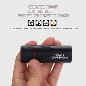 2000X25 키가 큰 망원경 단안경은 작고 휴대하기 때문에 여행, 하이킹, 낚시 및 캠핑에 적합합니다. - Product Image 3