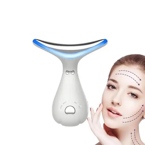 Masseur facial et cervical rechargeable ABS 4 couleurs avec vibration et technologie EMS pour les soins de la peau - Product Image 2