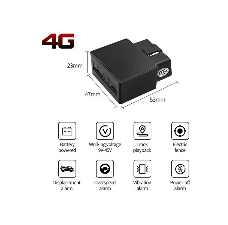 4G Car OBD2 GPS Tracker For Real time GPS Tracking Device