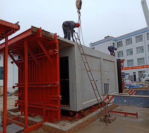 Bê Tông Đúc Sẵn Các Tòa Nhà Tường Bảng Điều Chỉnh Hình Thành Máy Cho Điện Thoại Di Động Nhà - Product Image 3