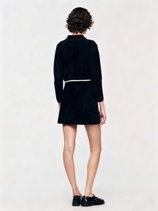 Phụ Nữ Của Phụ Nữ Văn Phòng Ngắn Giản Dị Cardigan Áo Mùa Thu Mùa Đông Pháp Thanh Lịch Phong Cách Dệt Kim Nút Duy Nhất - Product Image 4