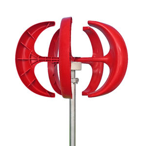 Turbina eólica de imán permanente de eje vertical tipo linterna de alta eficiencia doméstica de 100W - Product Image 1