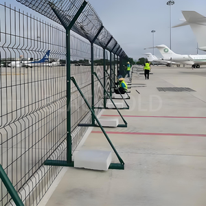 Bán buôn nóng bán thương mại thép mạ kẽm hàn cong 3D dây lưới hàng rào nhà vườn v nếp gấp hàn dây lưới hàng rào - Product Image 4