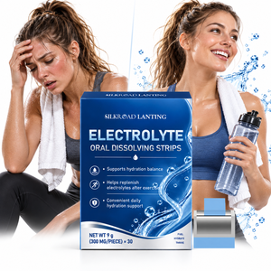Bandes électrolytiques à dissoudre oralement, supplément d'hydratation, nutrition sportive portable pour l'entraînement et la course à pied - Product Image 1
