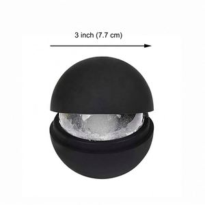 Custom Logo Large Silicone Ice Ball Mold Whiskey Ice <b>Sphere</b> Maker for Corporate Bar Events - Product Image 2