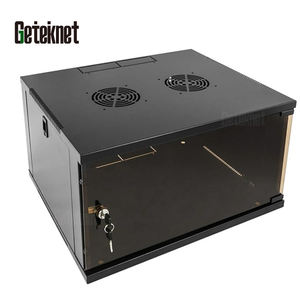 Geteknet جودة عالية SPCC OEM 6U 9U 12U 15U 20U 19 بوصة مثبتة على الحائط رفوف شبكة صغيرة صغيرة - Product Image 6