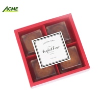 Boîte à tiroirs à dessert à compartiment-Emballage de pâtisserie à gâteau multicouche pour la boulangerie, le gâteau de lune et le cadeau en gros