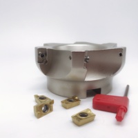 Tête de fraiseuse à face indexable 45, matériau 42CrMo, personnalisable OEM, dureté 50-55HRC, porte-outil CNC durable, garantie 1 an