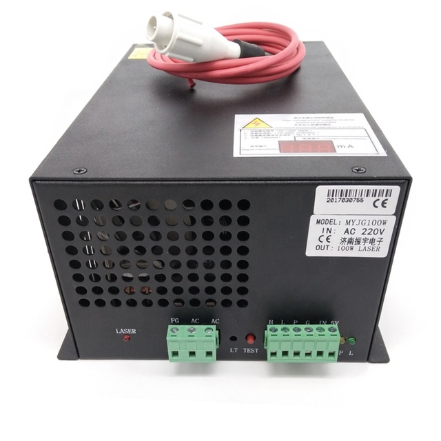 100W CO2 Laser Power Supply MYJG100W-X MYJG100W-Y With LED Display for 90W-100W CO2 Laser Tube