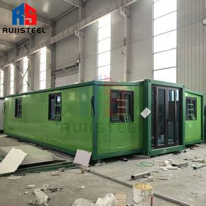 RUIISTEEL Maison conteneur préfabriquée 4 chambres avec <span class=keywords><strong>toit</strong></span> <span class=keywords><strong>vert</strong></span> - Product Image 1