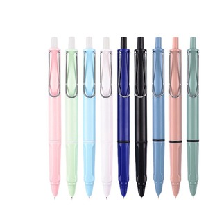 Vente chaude Fournitures d'usine Logo personnalisé Conception <span class=keywords><strong>unique</strong></span> et originale Stylo étudiant à la mode Stylo à bille à poussoir de 0.38mm - Product Image 3