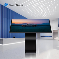 Kiosque d'information interactif à écran tactile de 32 pouces pour l'intérieur, signalisation numérique, lumières d'ambiance pour les magasins de détail, voitures