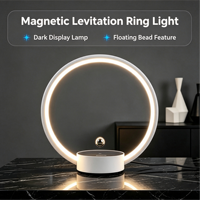 Lampe à lévitation magnétique circulaire 10-15 mm, lampe de chevet à lévitation, cadeau personnalisé fait main, multicolore, simple