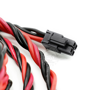 定制线束电缆组件2*4针外壳连接器，带双绞线 - Product Image 4