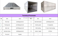 Maison Modulaire Conteneurisée de Luxe Extensible 20/40 Pieds, 2-3 Chambres, Pliable et Préfabriquée pour Villas, Hôtels, Boutiques et Appartements