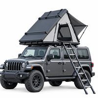 Tente de toit 4x4 imperméable pour Jeep Gladiator: ouverture latérale, montage rapide, idéale pour le camping off-road.