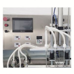 Machine de remplissage automatique électrique à 4 têtes avec pompe magnétique pour liquides, eau, shampoing, huile, boissons, industries, bouteilles - Product Image 2