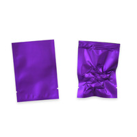 Sachet en aluminium Mylar coloré mat de 7*10cm, scellable à la chaleur, anti-odeur, en plastique sous vide