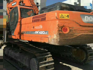 รถขุดไฮดรอลิกแบบตีนตะขาบ Doosan420 มือสอง พร้อมมอเตอร์เกียร์บ็อกซ์ ความจุบุ้งกี๋ 1.9 เมตร น้ำหนักใช้งาน 41.5 ตัน เครื่องยนต์ Doosan - Product Image 6