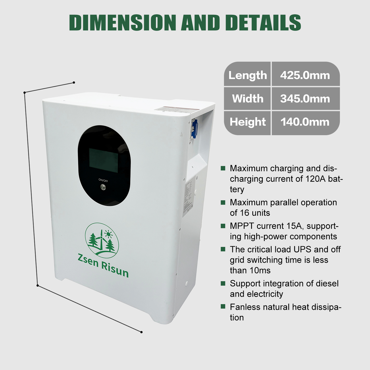 Must Solar Energy System 5kwh for Home 10KW 5KW Off Grid Solar Power System 1000W Home Use Solar Generator · image 6
