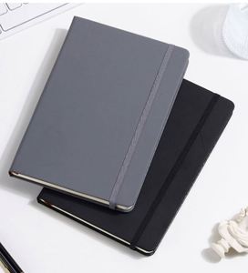 Personnalisation rapide, couverture en cuir A5, carnet de notes de luxe moderne, reliure rigide multifonction, pour promotions - Product Image 2