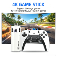 Consoles de jeux vidéo S Classic X2L, mini stick de jeu 4K Ultra HD, lecteurs de jeux sans fil 2.4G, manettes 3D, boîte de jeu X2L pour joueurs de jeux de combat