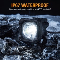 Luz LED de 2 Pulgadas y 25W para Todoterreno, Luz Auxiliar de Conducción de 2200LM, IP67, 9-30V, Compatible con Jeep Wrangler, Camioneta, SUV, ATV, 4x4