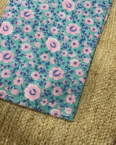 Handmade 100% Organic Cotton Woven Lightweight Soft Printed <b>Block</b> <b>Print</b> Fabric for Boys Running Clothes Dresses Shirts Bags - Product Image 2