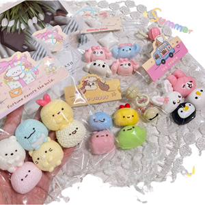 Wholesale Kawaii Mini Series <b>Squishy</b> Toy Clay Texture Stress Relief Gift Food-grade Silicone Fidget Squeeze Toy for Teens Adults - Product Image 1