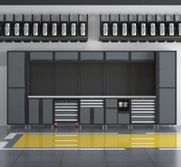 Gabinete de Herramientas Personalizable de Acero Laminado en Frío de Alta Resistencia, 12 Cajones, Ruedas, Estilo Europeo Moderno, Cerradura con Llave, Capacidad de Carga de 1000 kg