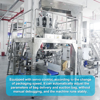 Machine automatique d'emballage de pruneaux mangue séchée pochette à fermeture éclair sac préfabriqué machine d'emballage de fruits secs papaye séchée raisins secs
