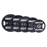 Plaques de musculation en caoutchouc de qualité supérieure, motif diamant en acier, en fonte, durables, portables, sécurisées pour le sol, anti-bruit, pour salle de sport commerciale