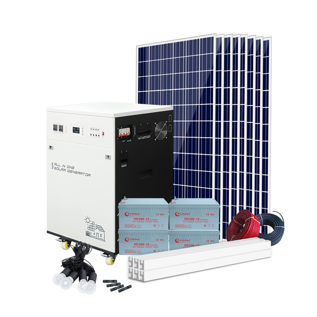 48v 220v 6000w 5000w 4000w 3000w Sistema De Energia Solar Kit Solaire Complet Placas Solares
