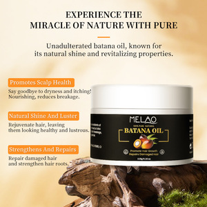 Melao nóng bán tóc chăm sóc tóc củng cố và phát triển dầu batana dầu rắn mặt nạ tóc - Product Image 2