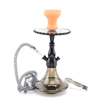 Chicha en plastique colorée, nouveau design, vente en gros, pas cher, ensemble complet, chichas en acrylique, sheesha portable de voyage