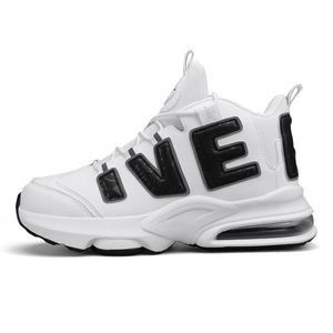 Chaussures de skate montantes pour hommes de haute qualité avec semelles épaisses, fermeture à enfiler, talons hauts, design confortable et respirant - Product Image 5